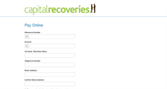 Desktop Screenshot of capitalrecoveries.co.uk